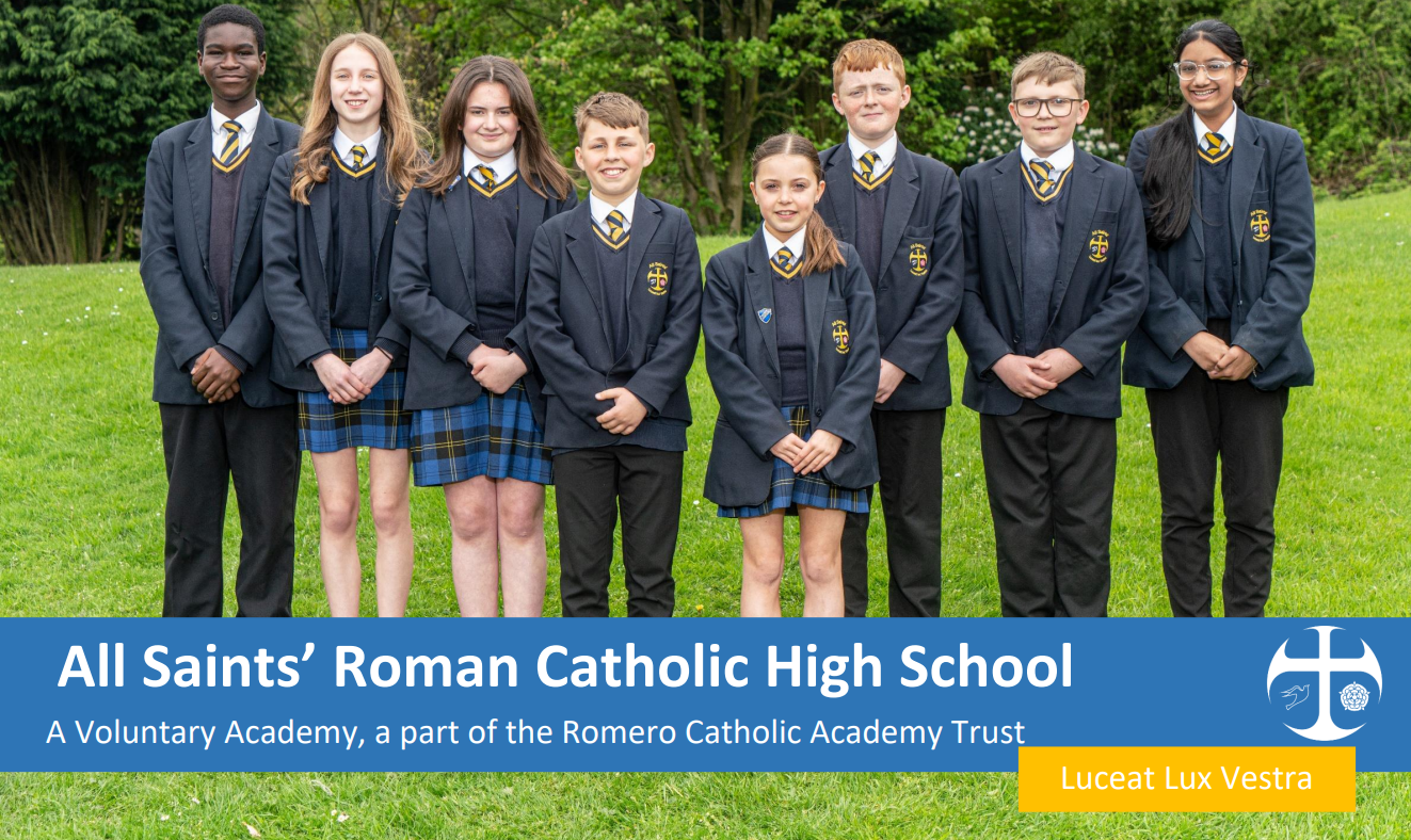 Picture of children at All Saints RC High School